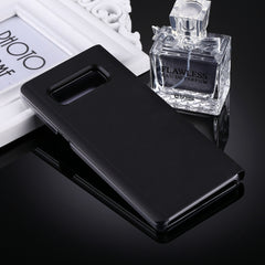 For Galaxy Note 8 Electroplating Mirror Horizontal Flip Leather Case with Sleep / Wake-up & Holder Function, For Galaxy Note 8