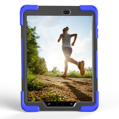 For Galaxy Tab S3 9.7 inch T820 360 Degree Rotation PC + Silicone Protective Case with Holder & Hand-strap, For Galaxy Tab S3 9.7 inch T820
