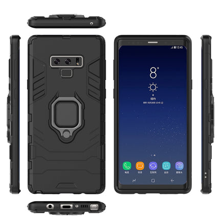 PC + TPU Shockproof Protective Case with Magnetic Ring Holder For Galaxy Note9