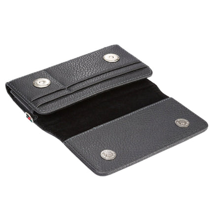 Universal Litchi Texture Vertical Flip Thwartwise PU Leather Case / Waist Bag with Back Splint & Card Slots & 15cm Lanyard for Galaxy S7 Edge & S7 & S6 Edge & S6, Huawei P9 & P9 Lite & P9 Plus & Sony Xperia Z5, Xiaomi Redmi 4, Size: 15.5 x 8 x 1.8 cm