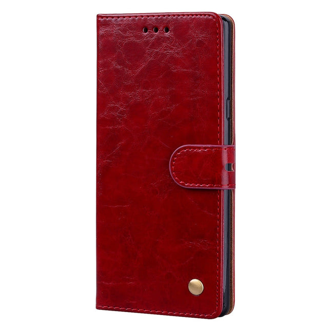 Business Style Oil Wax Texture Horizontal Flip Leather Case, with Holder & Card Slots & Wallet For Galaxy Note9, For Galaxy Note9