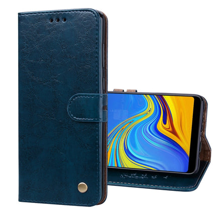 Business Style Oil Wax Texture Horizontal Flip Leather Case for Samsung Galaxy A9 (2018) / A9s, with Holder & Card Slots & Wallet c