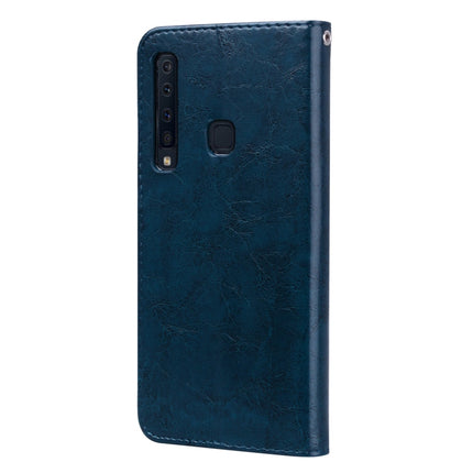 Business Style Oil Wax Texture Horizontal Flip Leather Case for Samsung Galaxy A9 (2018) / A9s, with Holder & Card Slots & Wallet c