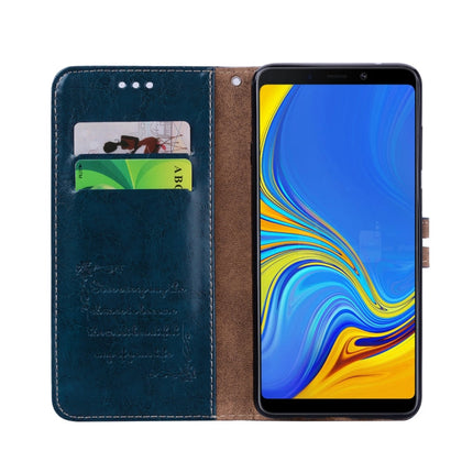 Business Style Oil Wax Texture Horizontal Flip Leather Case for Samsung Galaxy A9 (2018) / A9s, with Holder & Card Slots & Wallet c
