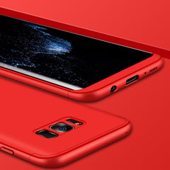 GKK for Galaxy S8 PC Three - paragraph Shield 360 Degrees Full Coverage Protective Case Back Cover
