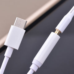 12.5cm USB-C / Type-C Male to 3.5mm Audio Female Adapter Converter, 12.5cm Type-C to 3.5mm