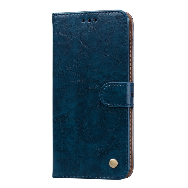 Business Style Oil Wax Texture Horizontal Flip Leather Case for Galaxy J4+, with Holder & Card Slots & Wallet, For Galaxy J4+