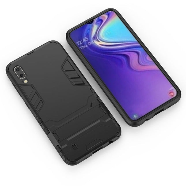 Shockproof PC + TPU Case for Galaxy M10, with Holder, For Samsung Galaxy M10