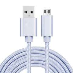 3A Woven Style Metal Head Micro USB to USB Data / Charger Cable, Cable Length: 3m, 3m Micro USB