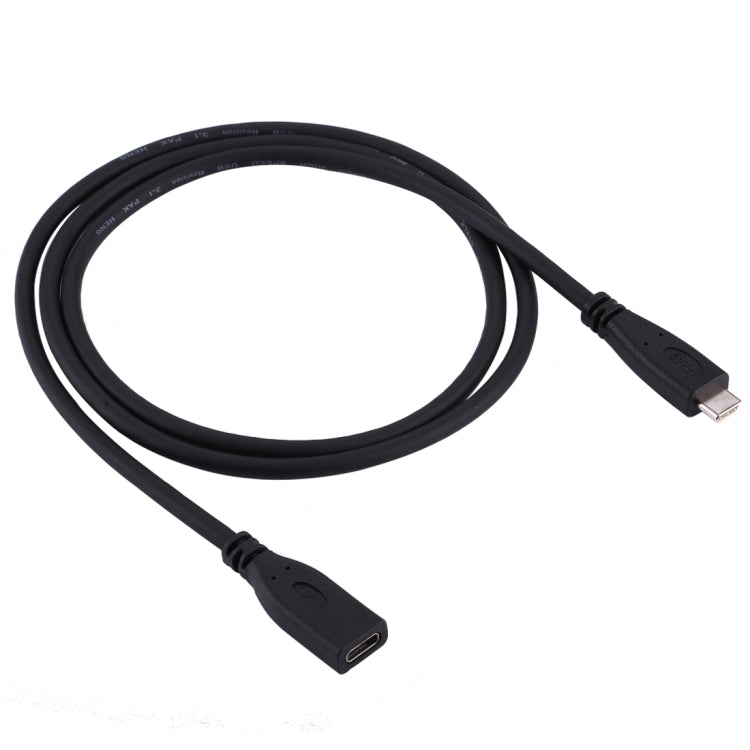 1m USB-C / Type-C 3.1 Male to USB-C / Type-C Female Connector Adapter Cable, 1m