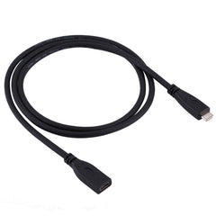 1m USB-C / Type-C 3.1 Male to USB-C / Type-C Female Connector Adapter Cable