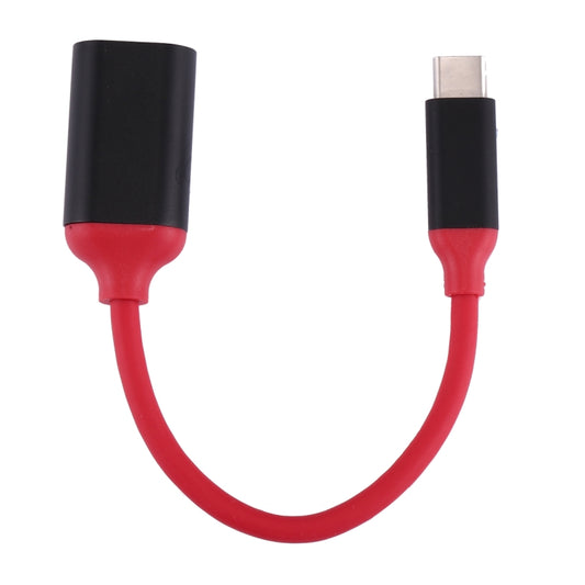 15cm Aluminum Alloy Head USB-C / Type-C 3.1 Male to USB 3.0 Female OTG Converter Adapter Cable