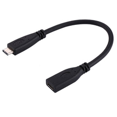 20cm USB-C / Type-C 3.1 Male to USB-C / Type-C Female Connector Adapter Cable, 20cm