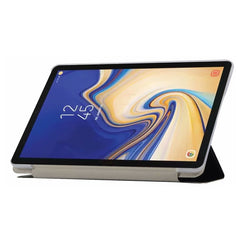 ENKAY Silk Texture Horizontal Flip PU Leather Case for Galaxy Tab S4 10.5 / T835, with Three-folding Holder & Sleep / Wake-up Function, Galaxy Tab S4 10.5, For Galaxy Tab S4 10.5