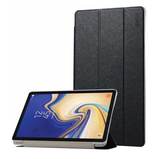 ENKAY Silk Texture Horizontal Flip PU Leather Case for Galaxy Tab S4 10.5 / T835, with Three-folding Holder & Sleep / Wake-up Function, Galaxy Tab S4 10.5, For Galaxy Tab S4 10.5