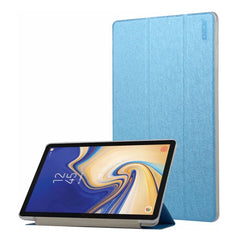 ENKAY Silk Texture Horizontal Flip PU Leather Case for Galaxy Tab S4 10.5 / T835, with Three-folding Holder & Sleep / Wake-up Function, Galaxy Tab S4 10.5, For Galaxy Tab S4 10.5