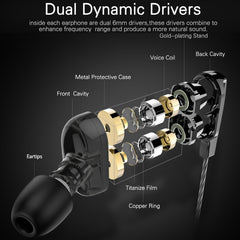 Langsdom Double Moving Coil with Wheat Headset