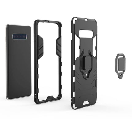 PC + TPU Shockproof Protective Case for Samsung Galaxy S10 Plus, with Magnetic Ring Holder, For Samsung Galaxy S10 Plus, For Galaxy S10 Plus