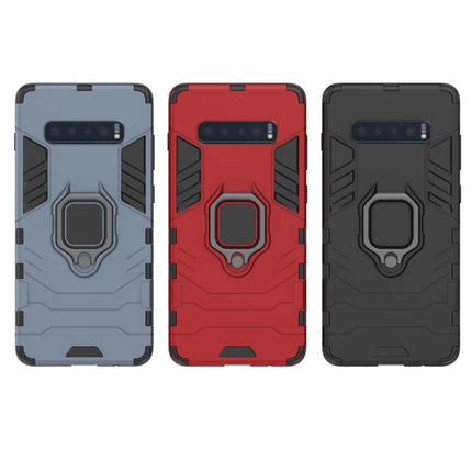 PC + TPU Shockproof Protective Case for Samsung Galaxy S10 Plus, with Magnetic Ring Holder, For Samsung Galaxy S10 Plus, For Galaxy S10 Plus