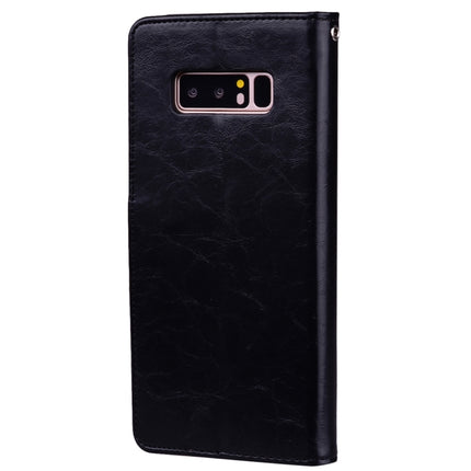 For Samsung Galaxy Note 8 Business Style Oil Wax Texture Horizontal Flip Leather Case with Holder & Card Slots & Wallet, For Galaxy Note 8