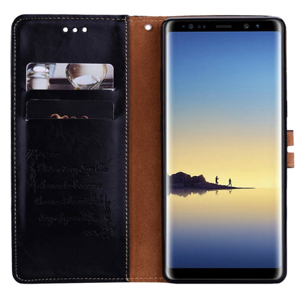 For Samsung Galaxy Note 8 Business Style Oil Wax Texture Horizontal Flip Leather Case with Holder & Card Slots & Wallet, For Galaxy Note 8