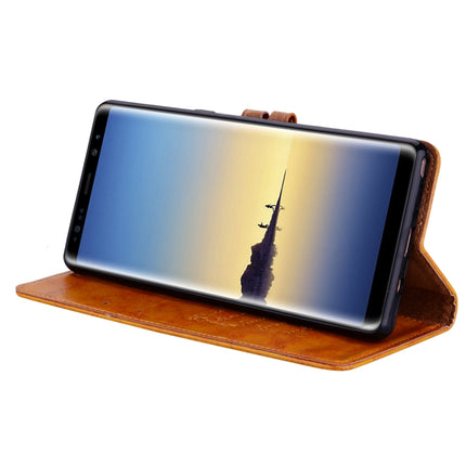 For Samsung Galaxy Note 8 Business Style Oil Wax Texture Horizontal Flip Leather Case with Holder & Card Slots & Wallet, For Galaxy Note 8