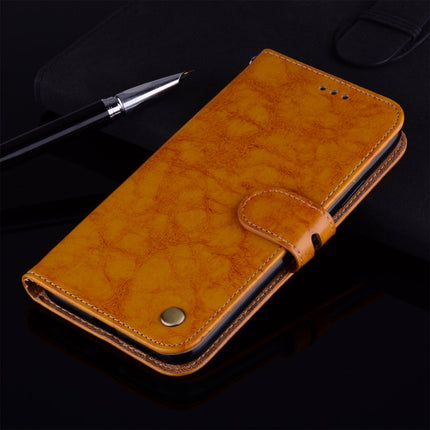 For Samsung Galaxy J5 (2017) / J530 (EU Version) Business Style Oil Wax Texture Horizontal Flip Leather Case with Holder & Card Slots & Wallet