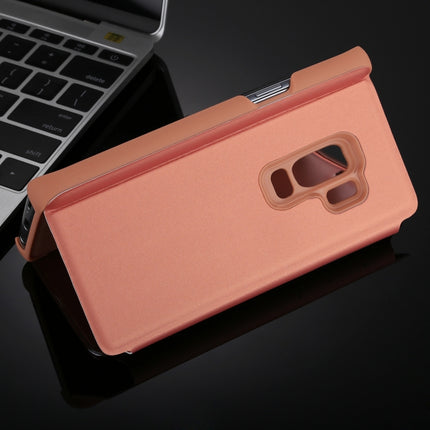 For Galaxy S9+ Electroplating Mirror Horizontal Flip Leather Case with Holder, For Galaxy S9+