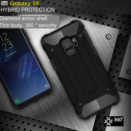 For Galaxy S9 TPU + PC 360 Degree Protection Shockproof Protective Back Case, For Galaxy S9, For Samsung Galaxy S9
