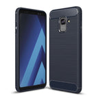 For Galaxy A8 (2018) / Navy Blue