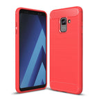 For Galaxy A8 (2018) / Red