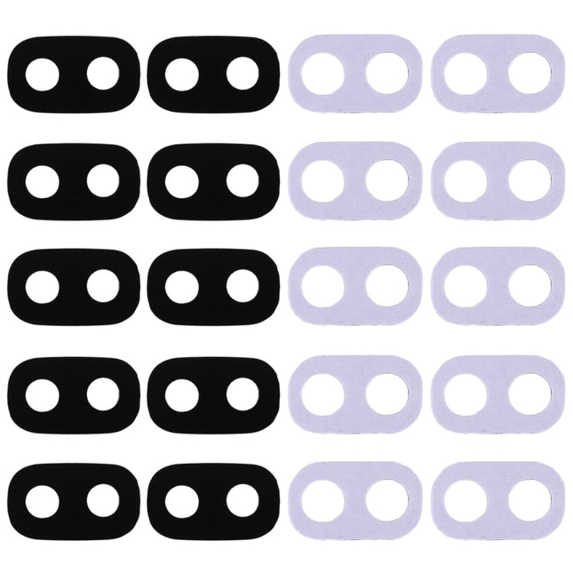 For Galaxy J3 (2017) / J330 & J5 (2017) / J530 & J7 (2017) / J730 10pcs Back Camera Lens with Adhesive