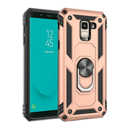 Armor Shockproof TPU + PC Protective Case for Galaxy J6 (2018), with 360 Degree Rotation Holder, For Galaxy J6 (2018)