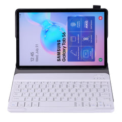 A860 For Samsung Galaxy Tab S6 10.5 inch T860 / T865 Detachable Bluetooth Keyboard Tablet Case with Pen Holder Elastic Strap, Gold, Rose Gold, Black