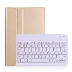 A860 For Samsung Galaxy Tab S6 10.5 inch T860 / T865 Detachable Bluetooth Keyboard Tablet Case with Pen Holder Elastic Strap, Gold, Rose Gold, Black