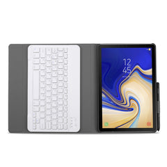 A510 Bluetooth 3.0 Ultra-thin Detachable Bluetooth Keyboard Leather Tablet Case for Samsung Galaxy Tab A 10.1 (2019) T510 / T515, with Pen Slot & Holder