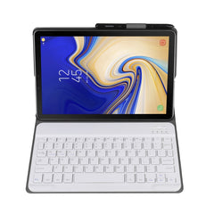 A510 Bluetooth 3.0 Ultra-thin Detachable Bluetooth Keyboard Leather Tablet Case for Samsung Galaxy Tab A 10.1 (2019) T510 / T515, with Pen Slot & Holder