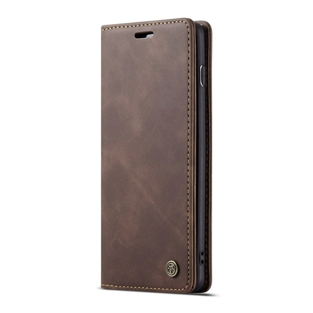 CaseMe-013 Multifunctional Retro Frosted Horizontal Flip Leather Case for Galaxy S10 Plus, with Card Slot & Holder & Wallet, For Galaxy S10 Plus