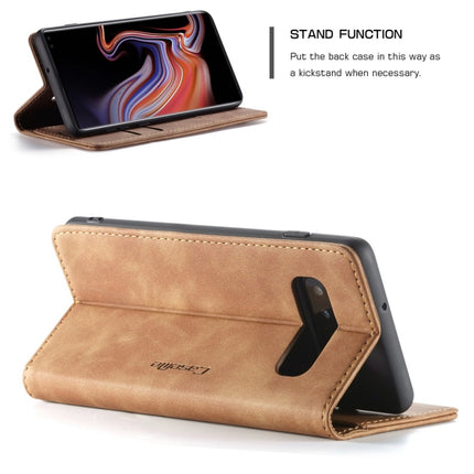 CaseMe-013 Multifunctional Retro Frosted Horizontal Flip Leather Case for Galaxy S10 Plus, with Card Slot & Holder & Wallet, For Galaxy S10 Plus