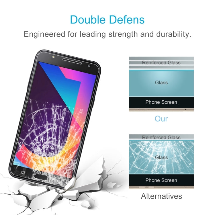 0.26mm 9H 2.5D Tempered Glass Film for Galaxy J7 Neo / J701