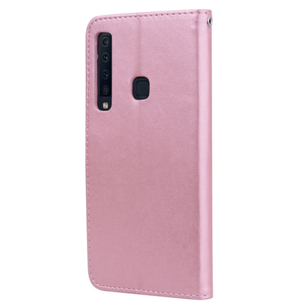 Rose Embossed Horizontal Flip PU Leather Case for Samsung Galaxy A9 (2018) , with Holder & Card Slots & Wallet, For Samsung Galaxy A9 (2018)