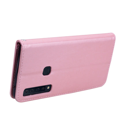 Rose Embossed Horizontal Flip PU Leather Case for Samsung Galaxy A9 (2018) , with Holder & Card Slots & Wallet, For Samsung Galaxy A9 (2018)