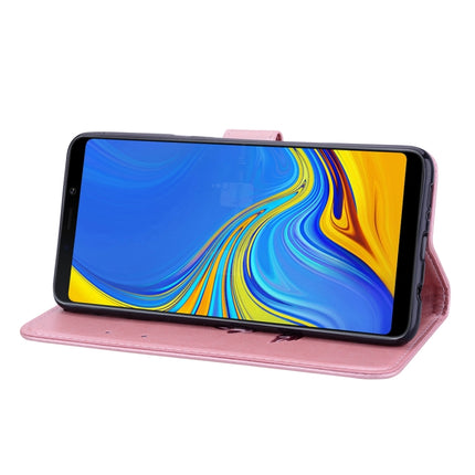 Rose Embossed Horizontal Flip PU Leather Case for Samsung Galaxy A9 (2018) , with Holder & Card Slots & Wallet, For Samsung Galaxy A9 (2018)