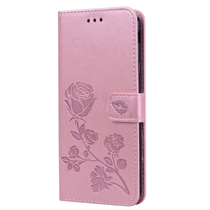Rose Embossed Horizontal Flip PU Leather Case for Samsung Galaxy J4 Plus, with Holder & Card Slots & Wallet, For Samsung Galaxy J4 Plus
