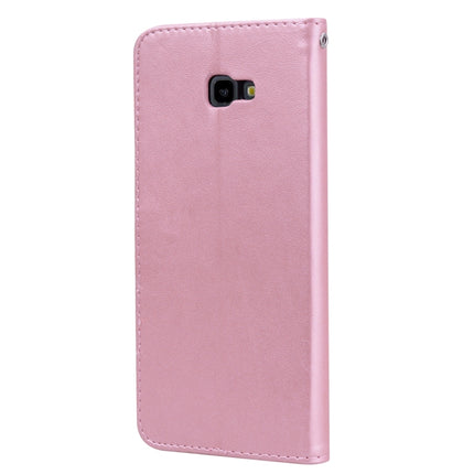 Rose Embossed Horizontal Flip PU Leather Case for Samsung Galaxy J4 Plus, with Holder & Card Slots & Wallet, For Samsung Galaxy J4 Plus
