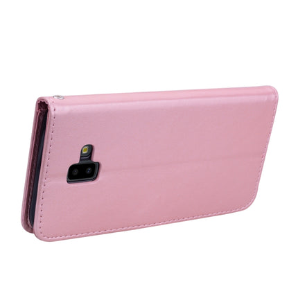 Rose Embossed Horizontal Flip PU Leather Case for Samsung Galaxy J6 Plus, with Holder & Card Slots & Wallet, For Samsung Galaxy J6 Plus