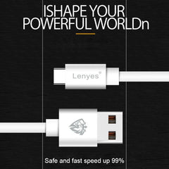 Lenyes LC701 1.5m 2.4A Output USB to Micro USB PVC Data Sync Fast Charging Cable, 1.5m Micro USB