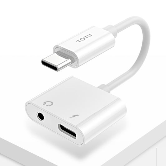 TOTUDESIGN Glory Series EAUA-014 USB-C / Type-C to USB-C / Type-C + 3.5mm Jack Charge Audio Adapter Cable, Support PD Fast Charging & Fully Compatible