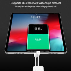 TOTUDESIGN Glory Series EAUA-014 USB-C / Type-C to USB-C / Type-C + 3.5mm Jack Charge Audio Adapter Cable, Support PD Fast Charging & Fully Compatible