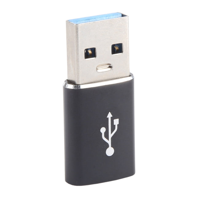 3 PCS USB-C / Type-C Female to USB 3.0 Male Aluminum Alloy Adapter, Support Charging & Transmission Data, USB 3.0